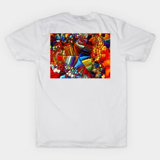 Colourful marble texture abstract T-Shirt